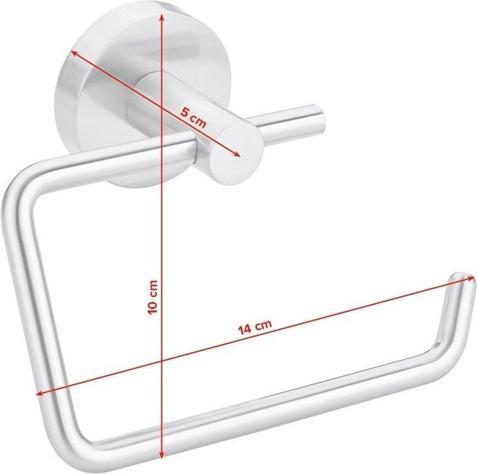 Produktbild tesa MOON Toilettenrollenhalter inkl. Klebelösung ohne Bohren