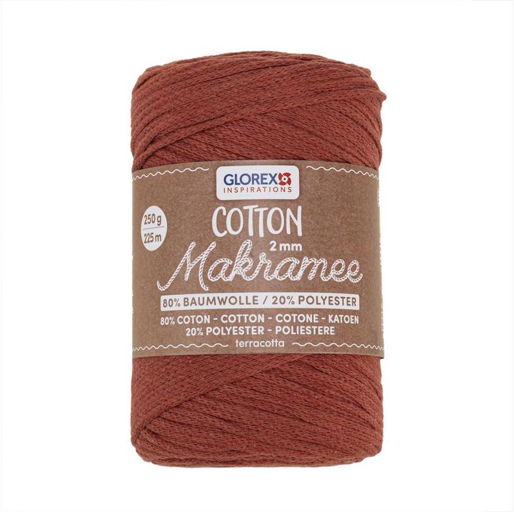 Actual product image Glorex Macramé Cotton 2mm 250g (225 m)