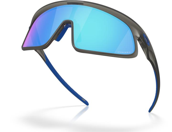 Actual product image Oakley Rslv (Prizm Sapphire Iridium, matte grey smoke, Prizm Sapphire, matte grey smoke)