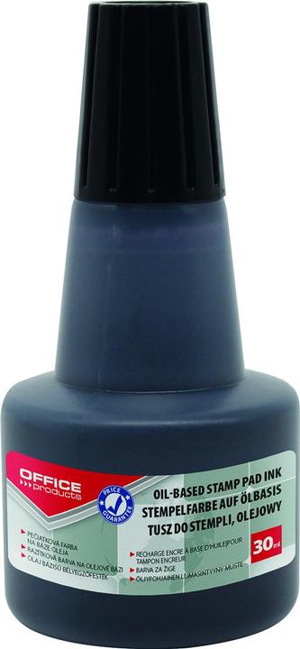 Actual product image Office Products Oil ink for metal stamps, 30ml, black