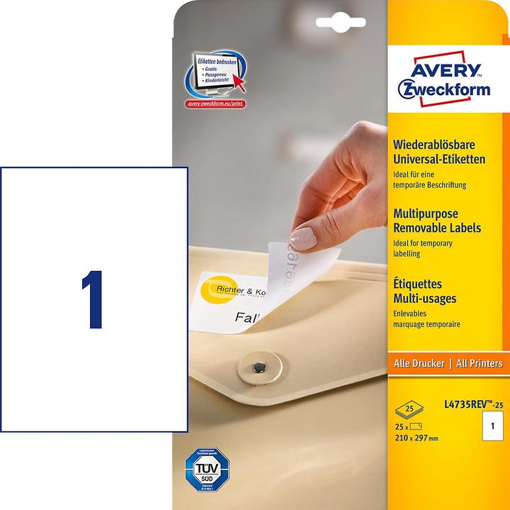 Image du produit Avery Étiquettes universelles