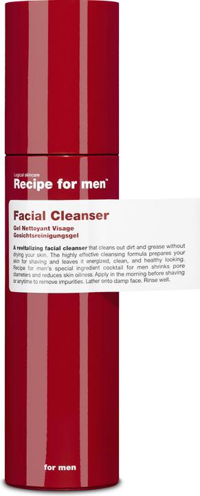 Produktbild Recipe for men Gesichtsreinigungsgel (Reinigungstücher Gesicht, 100 ml)