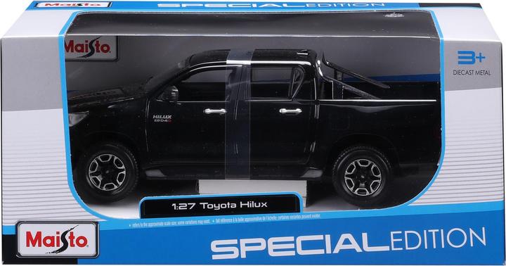 Produktbild Maisto Toyota Hilux 1/24 schwarz