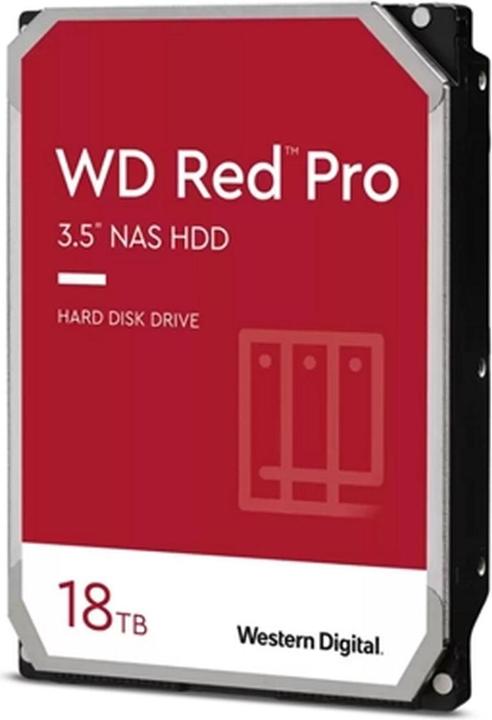 Image du produit WD Red Pro NAS Hard Drive 181KFGX - Vaste disque dur - 18 TB - interne - 3.5 - SATA 6Gb/s - 7200 tpm (18 To)