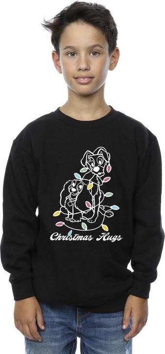 Produktbild Disney Lady And The Trump Christmas Hugs Sweatshirt Jungen (152, 158)