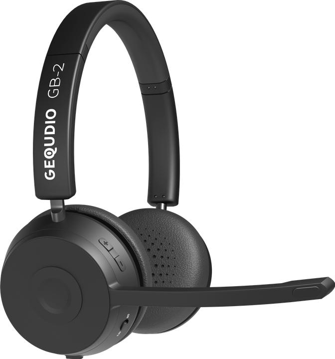Produktbild Gequdio Schnurlos Bluetooth Headset GB-2 (ohne USB-Adapter) (Kabellos, Kabelgebunden, USB-A)
