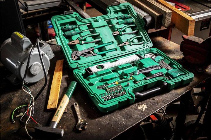 Actual product image SATA 1/4" universal construction tool set, 56 pcs.