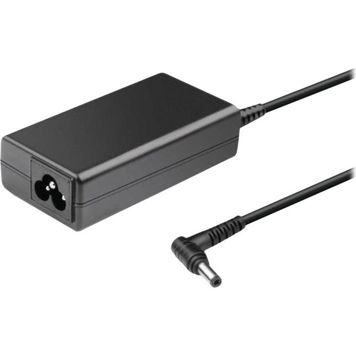 CoreParts Power Adapter for Texas (65 W), Notebook Netzteil, Schwarz