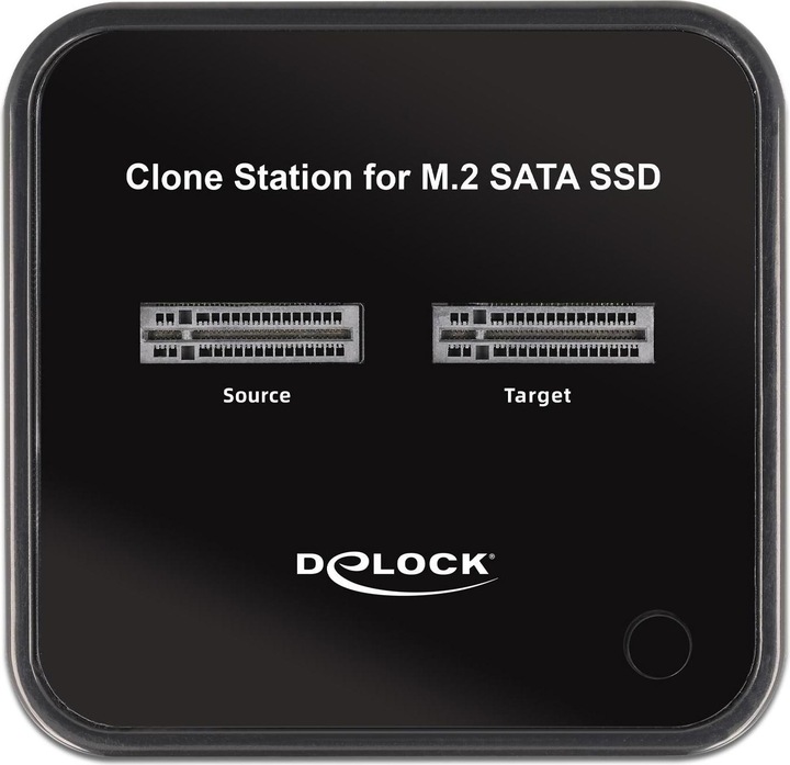 Image du produit Delock Station d'accueil M.2 pour 2 x M.2 SATA SSD avec fonction de clonage