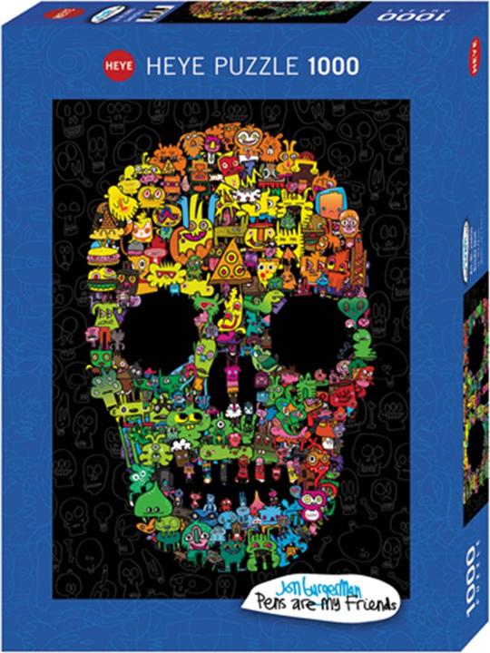 Produktbild Heye Doodle Skull (1000 Teile)