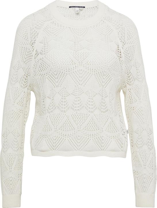 Produktbild s.Oliver Strickpullover Baumwollpullover mit Ajourmuster (L)