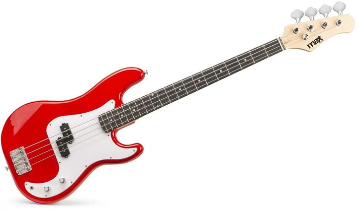 Image du produit Max GigKit basse électrique rouge (Basse électrique, Érable, Tilleul)
