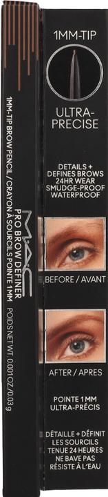 Image du produit MAC Cosmetics Pro Brow Definer 1Mm-Tip Brow Pencil Brunette (Brunette)