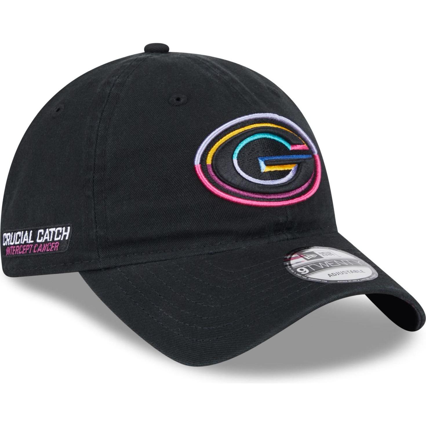Thumbnail - New Era, Herren, Cap, 9Twenty Cap - Crucial Catch Green Bay Packers, Schwarz