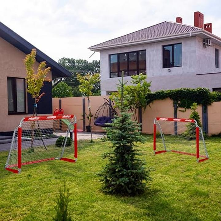 Actual product image Relaxdays 2x soccer goal