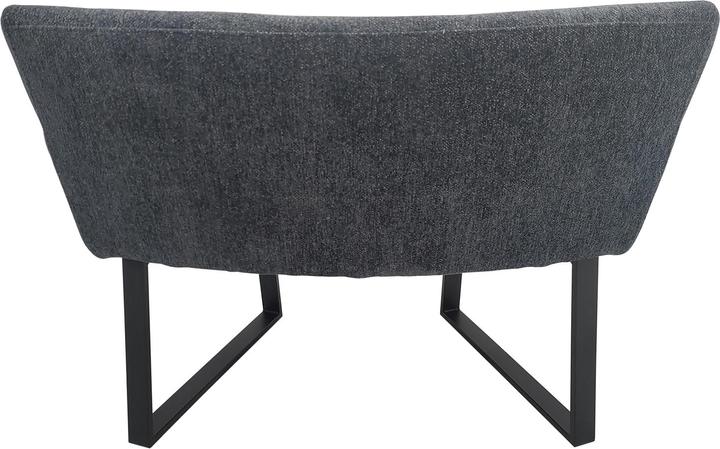 Produktbild HTI-Living Runde Bank Liron Anthrazit (108 cm)