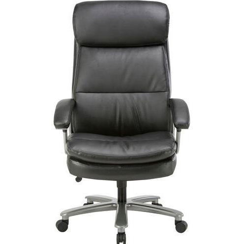 Realspace, Bürostuhl, Chefsessel Zeus Kunstleder Schwarz