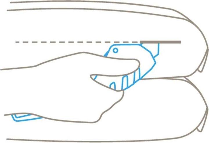 Immagine prodotto Martor 610002.02 Coltello di sicurezza SECUNORM 610 XDR con lama trapezoidale 160099 1pz. (Taglierini)