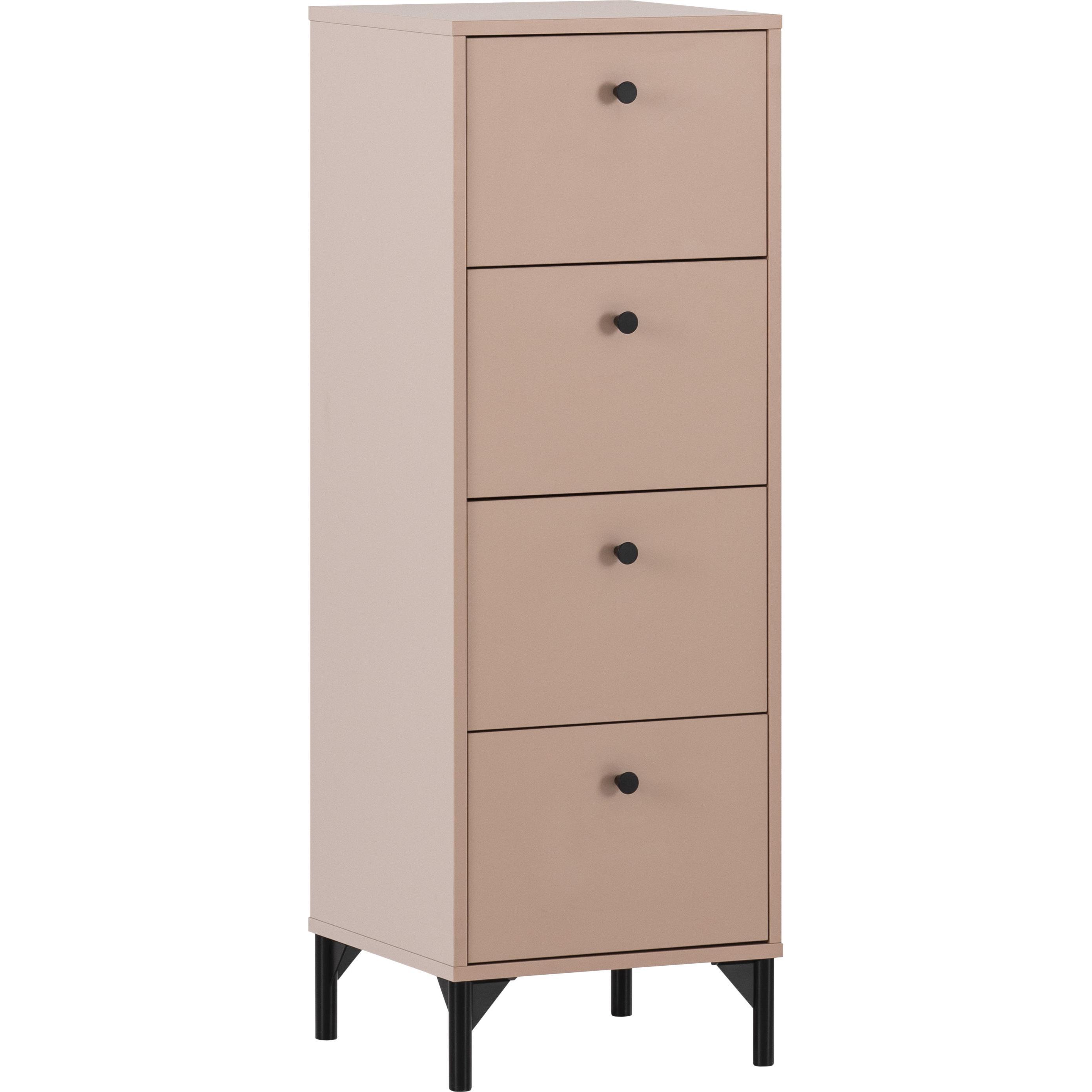 Schildmeyer, Kommode + Sideboard, Smash Kommode apricot (40 x 40 x 117 cm)