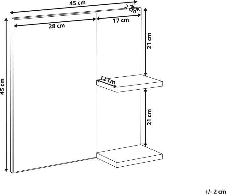 Actual product image Beliani Pelotas (45 x 45 cm)