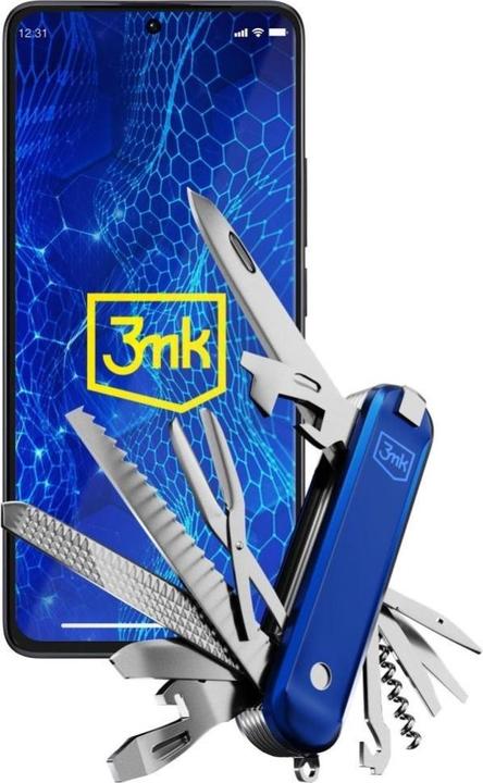 Produktbild 3MK Redmi Note 13 Pro+ - HardGlass Max Lite Black (Xiaomi Redmi Note 13 Pro+)