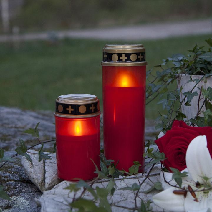 Actual product image Star Trading Lamp funéraire LED avec minuterie | Bougies funéraires LED avec batterie | Bougie funé (2 x)