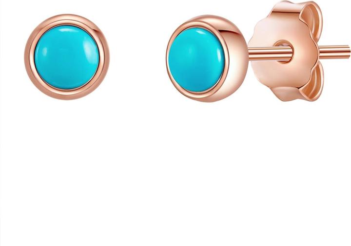 Immagine prodotto Glanzstücke München Donna Argento Sterling Turchese (rec.) Oro Rosa - 28437 (Argento 925/000)