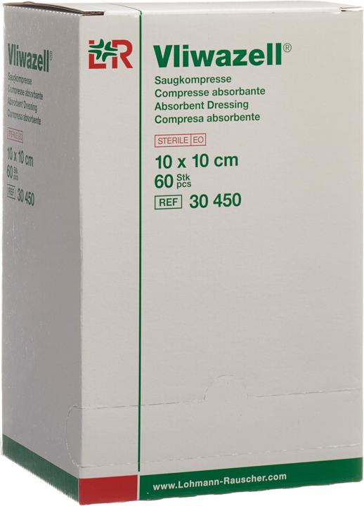 Actual product image Lohmann & Rauscher Saugkompresse 10x10cm steril