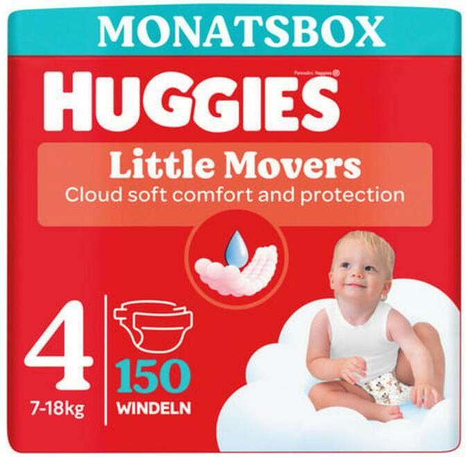 Produktbild Huggies Ultra Comfort (Gr. 4, Monatsbox, 150 Stück)