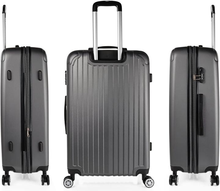 Produktbild Itaca Grosser Reisekoffer mit Trolley, ABS-Hardschale, Kombinationsschloss und vier Rädern