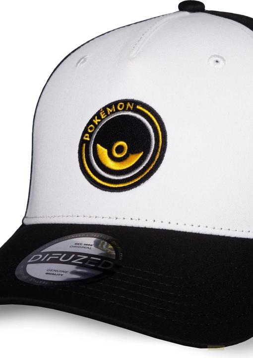 Actual product image Difuzed Pokemon casquette baseball Pokeball blanc (One size)