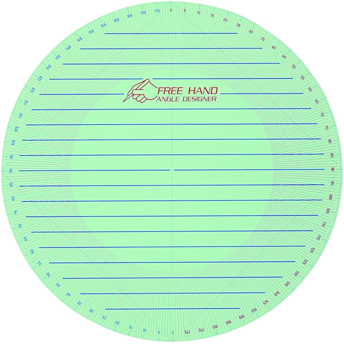 Ecobra, Lineal, Freehand-Designer Winkelzeichner-Schablone