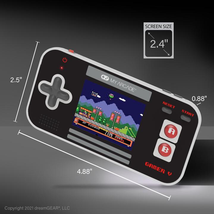 Produktbild MyArcade MY ARCADE, GAMER V CLASSIC (220 GAMES IN 1), BLACK/GRAY/RED