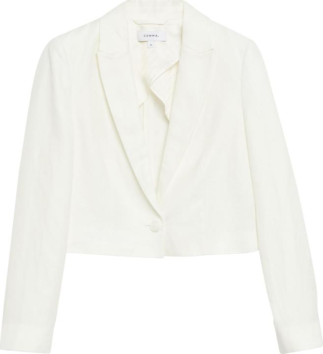 Immagine prodotto Comma Cropped Tencel-Leinen-Mix-Jacke mit Ein-Knopf-Verschluss (46)