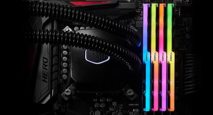 Actual product image G.Skill Trident Z RGB (4 x 32GB, 4000 MHz, DDR4-RAM, DIMM)