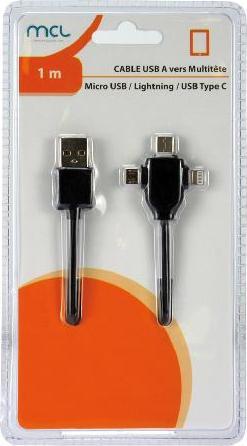 Produktbild MCL USB 2.0 TYPE A TO TYPE C/ (1 m, USB 2.0)