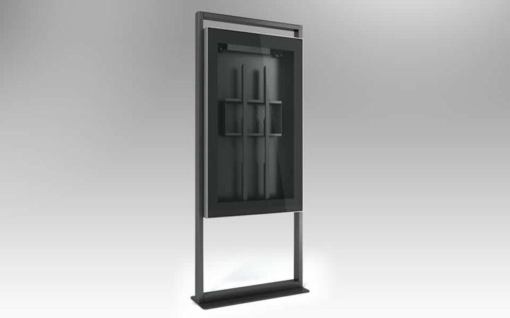 Image du produit DSS Stèle d'intérieur Portrait, écran 49", 4mm