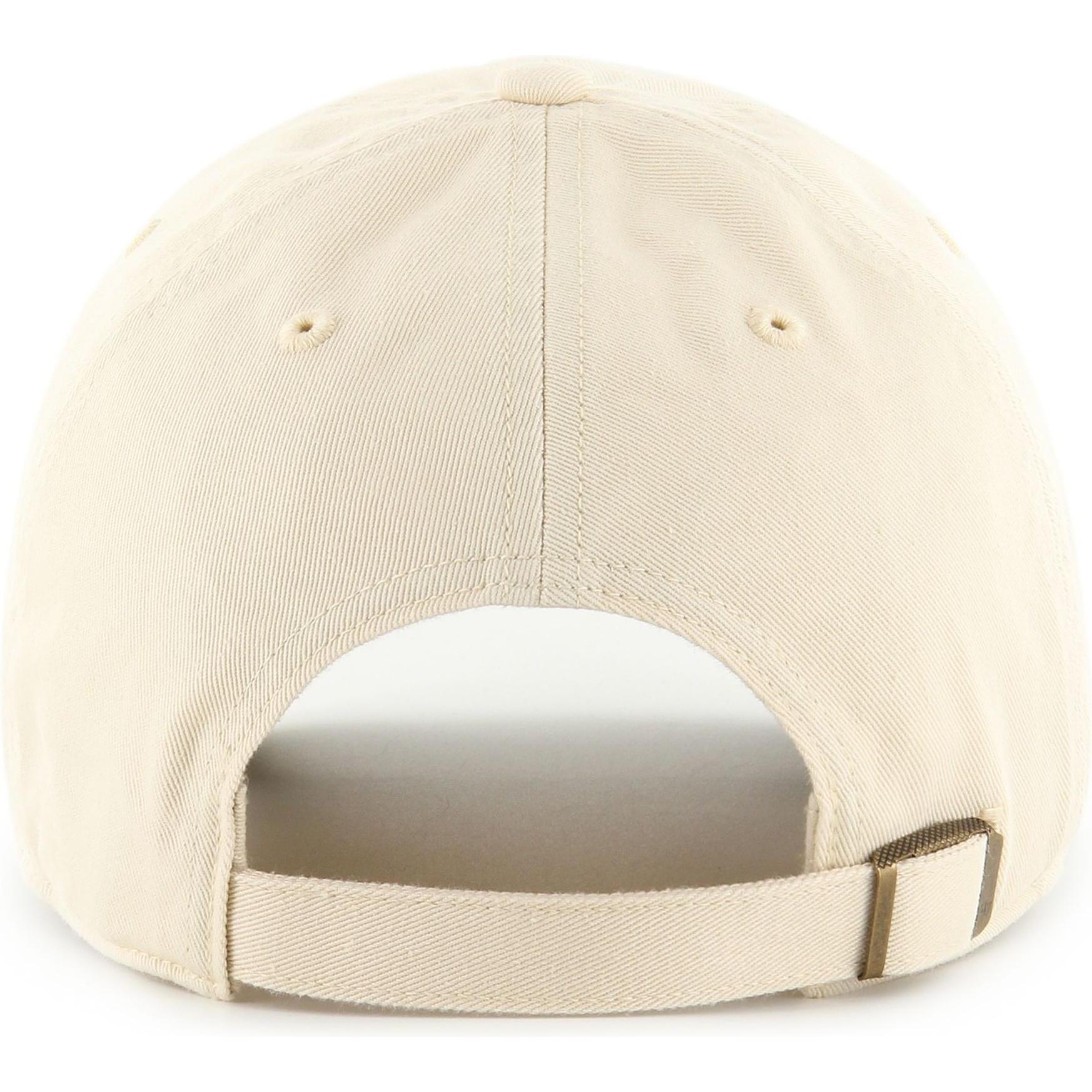 Thumbnail - 47 Brand, Herren, Cap, Relaxed Cap CLEAN UP New York Yankees natural wood, Beige