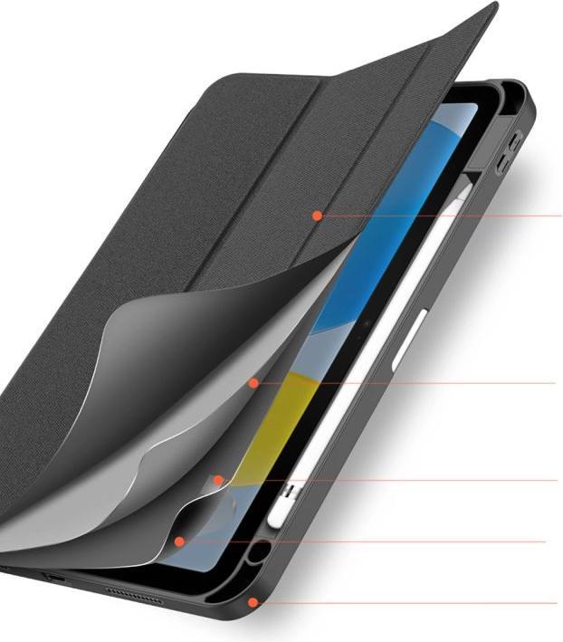 Actual product image Dux Ducis Domo Series (Apple iPad 2022 (10th Gen), Apple iPad 2025 (11th gen))