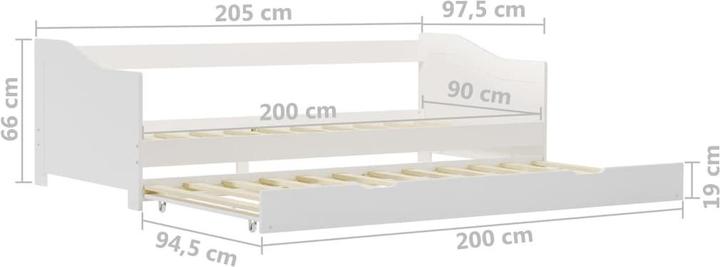 Image du produit vidaXL Schlafsofa-Gestell (90 x 200 cm)