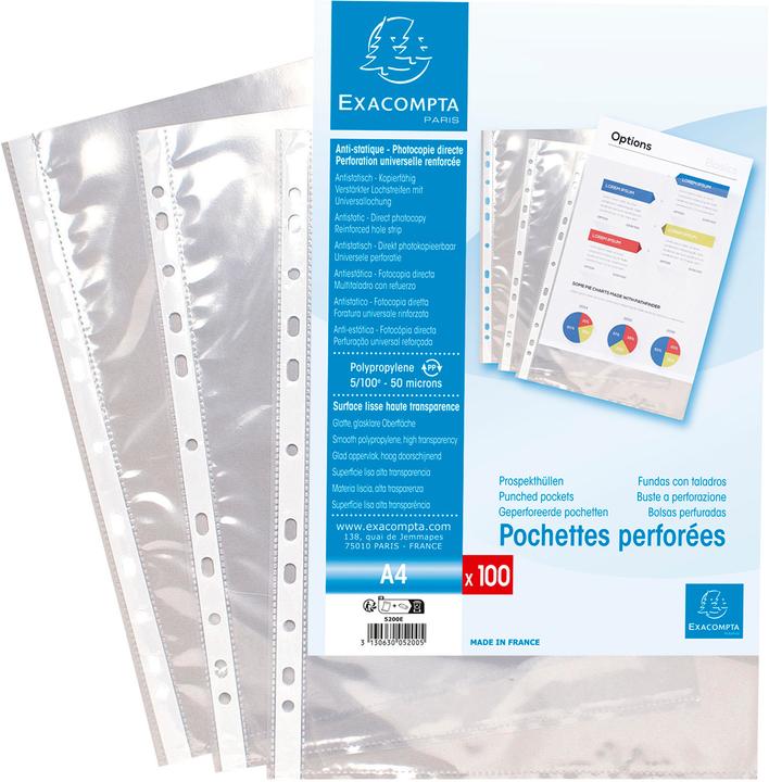 Actual product image Exacompta Brochure pockets (A4, 100x)