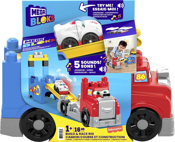 Actual product image Mega Bloks Storytelling - Build & Race Rig
