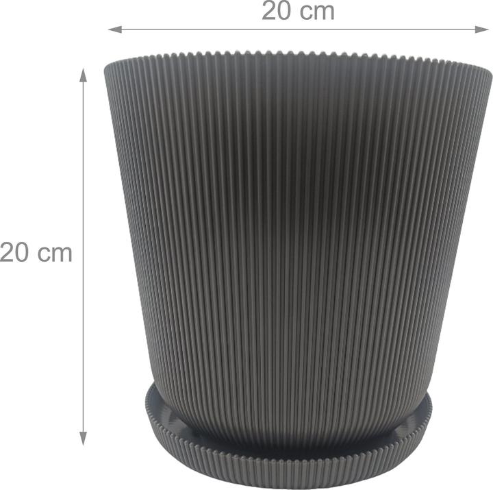 Produktbild Relaxdays Blumentopf Set (17 x 20 cm)