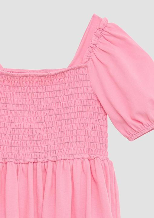 Actual product image S.Oliver Kleid Kurzes Kleid mit Glitzerprint und Smok-Detail (128)