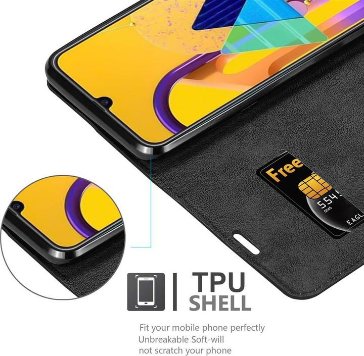 Productafbeelding Cadorabo Boek Onzichtbare Magneethoes (Samsung Galaxy M30, Samsung Galaxy M21)