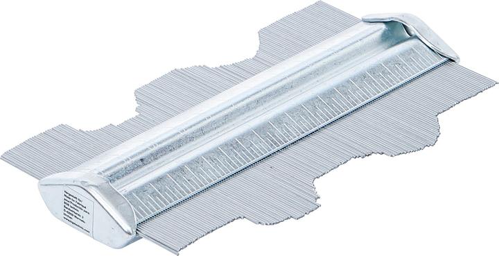Image du produit BGS Gabarit de contours fins métal longueur 125 mm (Poignée de porte)
