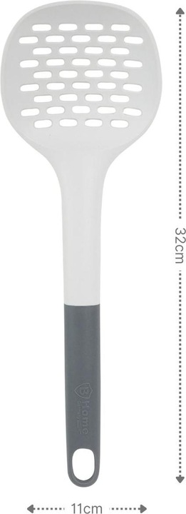Actual product image B-Home Schaumlöffel Schaumkelle Siebkelle Abtropflöffel Sieb-Löffel