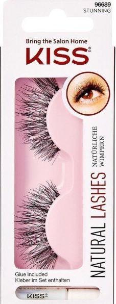 Produktbild KISS My Face - Natural Lashes ( 1 Pair ) - Natural Stunning Artificial Eyelashes (Künstliche Wimpern)