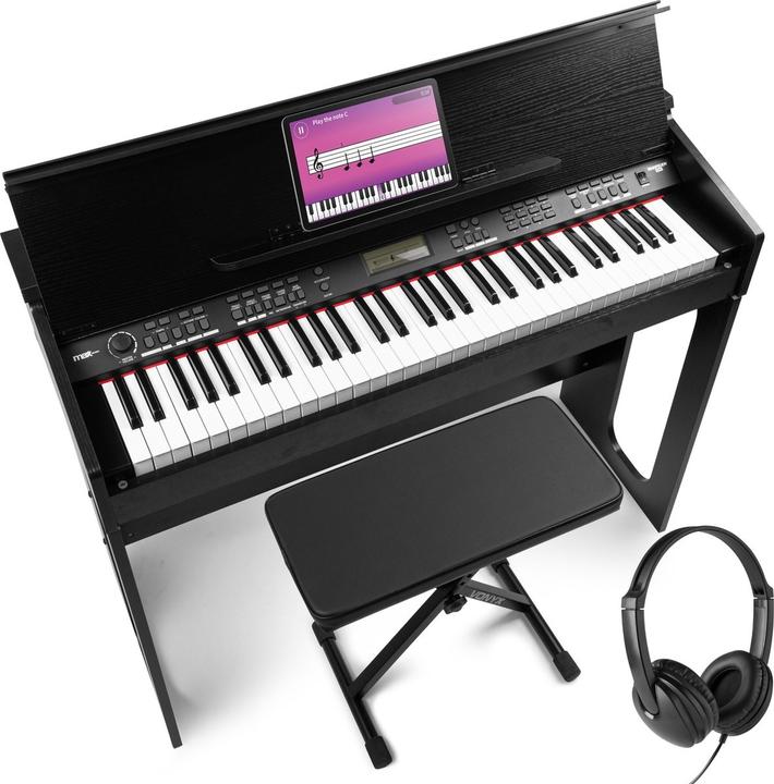Produktbild Max RhapsodyDP61 complete keyboard set - digitale piano met meubel inclusief bankje en (61 Tasten)