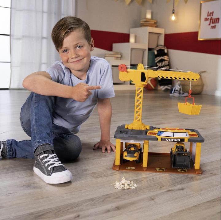 Produktbild Simba Volvo Baustation mit Arbeitsfahrzeugen